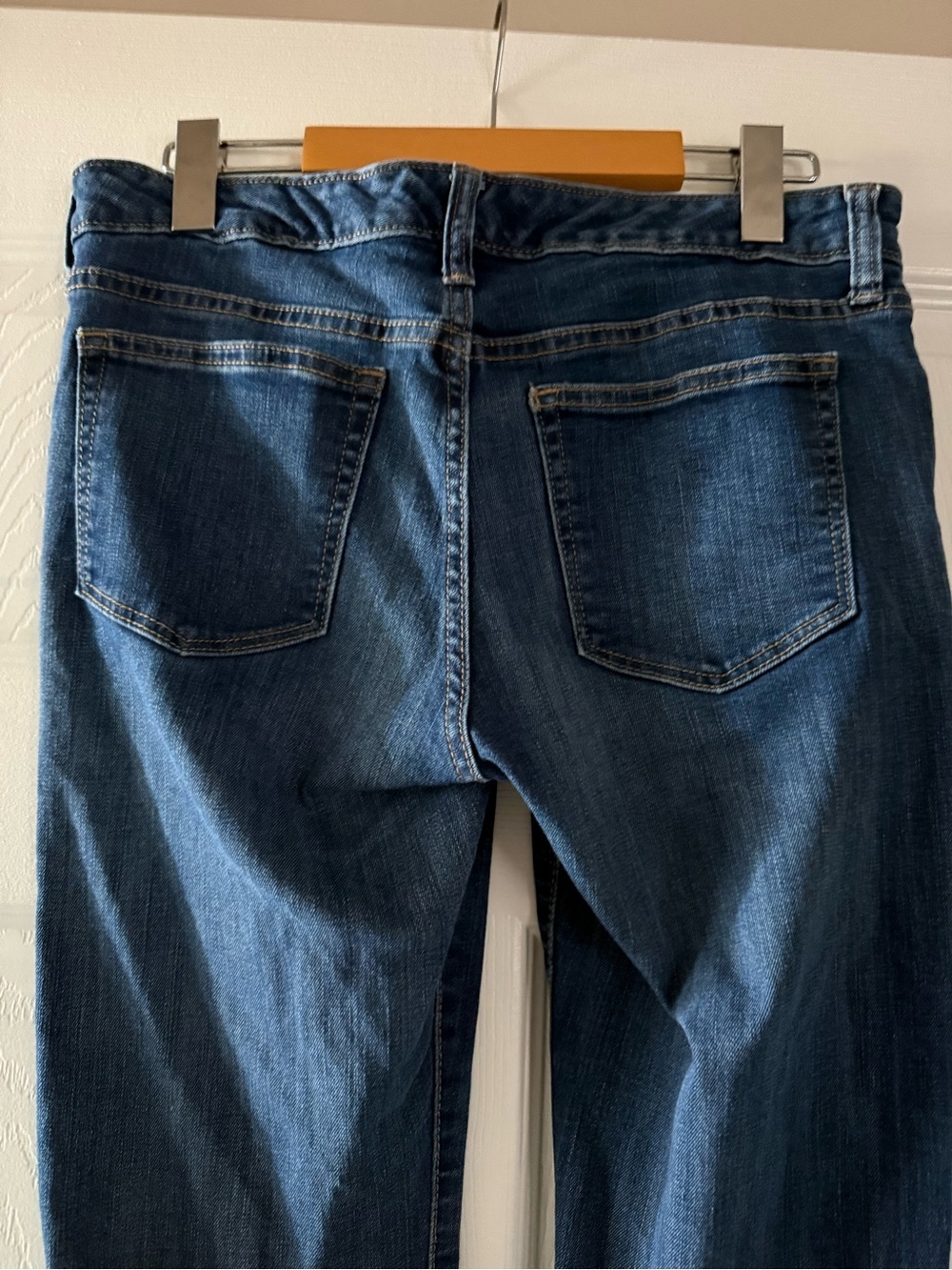 Banana Republic Dark Blue Slim Bootcut Jeans 28/6R Casual Chic Dark Wash Preppy - Picture 5 of 9